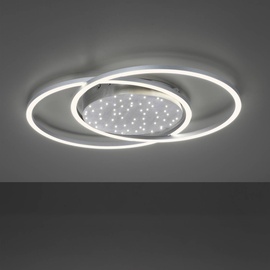 Paul Neuhaus LED-Deckenleuchte Yuki Stahlfarben 66,8 x 50 cm