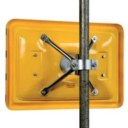 Dancop Halter für Wand-und Pfostenmontage 4-Punkt Kugelgelenk für Spiegel
