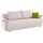 Collection AB Schlafsofa Kunstleder 2-Sitzer Beige