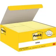 Post-it Notes Haftnotizen, Vorteilspack, gelb,