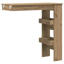 vidaXL Wand-Bartisch 102 x 45 x 103,5 cm Braun