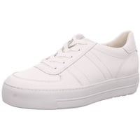 Paul Green Damen Pauls, Frauen Low-Top Sneaker,Plateausohle,Halbschuhe,straßenschuhe,Strassenschuhe,Sportschuhe,Turnschuhe,Weiß (WHITE),40 EU / 6.5 UK