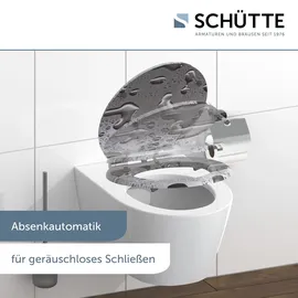 Schütte MDF WC-Sitz Grey Steel