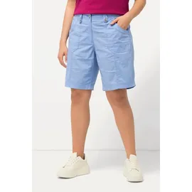 Ulla Popken Cargo-Bermuda wolkenblau 60