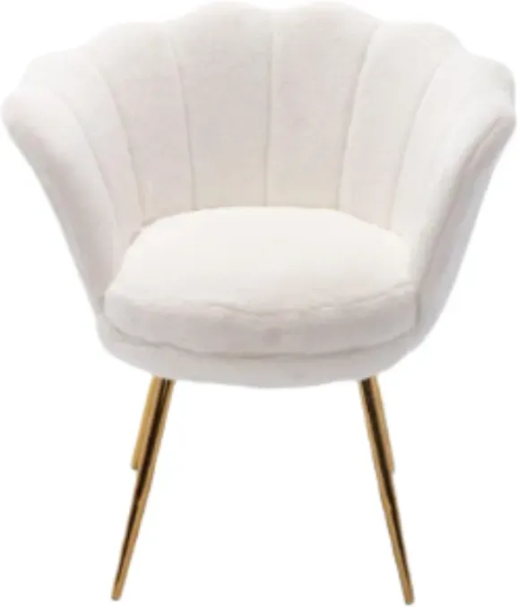 Ya-Home Akzentstuhl Polster-Sessel mit goldenen Beinen, moderner Blüten-Seitenstuhl Ecke-Stuhl für Wohnzimmer/Schlafzimmer