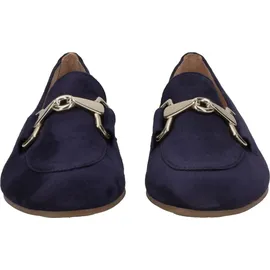 Gabor Slipper & Mokassin 5.211, Rauleder, Blau, Damen - Blau - 43