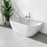 Evineo ineo4 Vorwand-Badewanne L: 166 B: 80 cm, BE4001WH,