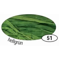 Bast Raffia matt hellgrün FOLIA 9051 50g  Naturbast