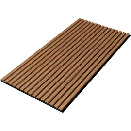 [neu.holz] Wandpaneel Vang Teak 4 St. 120 x 60 cm