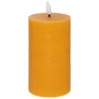 Atmosphera Runde Led-Kerze Molia 1 St. gelb