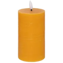 Atmosphera Runde Led-Kerze Molia 1 St. gelb