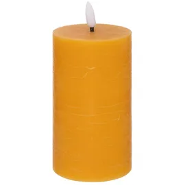 Atmosphera Runde Led-Kerze Molia 1 St. gelb