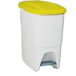 DENOX Treteimer Pedalbin Ecological 25 Liter. Gelbe Farbe.