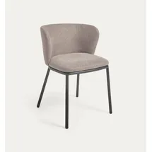 Kave Home 2er-Set Kave Home Stuhl Ciselia Stoff Braun