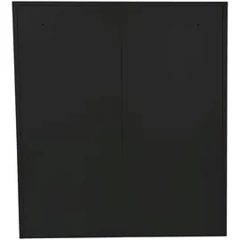 HJH Office Aktenschrank COLOR AS 105 x 90 x 40 cm abschließbar, Schwarz