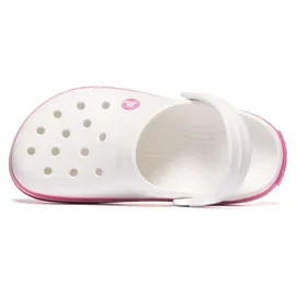 Crocs Toddler Crocband Clog White/Pink Crush 28,5