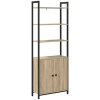 VidaXL Bücherregal 60 x 24 x 161 cm Sonoma-Eiche
