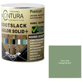 Contura Bootslack Farbig GLÄNZEND Yacht- Buntlack Metall Holz GFK Holzlack Boot Farblos (Natur Grün - RAL 6021 Analog, 1 LIter)