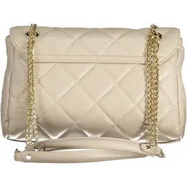Valentino Ocarina Umhängetasche Kunstleder Beige/Weiß
