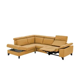 meinSofa Ecksofa Echtleder Linda ¦ ¦ Maße (cm): B: 261 H: 98 T: 209.0