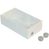 Frei Shelly, Zubehör Gebäudesicherheit, Aufputzgehäuse Doppelt für Wall Switch, 45mm SP3D0025