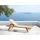 Beliani Gartenliege 64 x 35 x 0 cm Beige