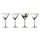 Lyngby Glas Palermo Gold Martiniglas 0,25 l 4 St.