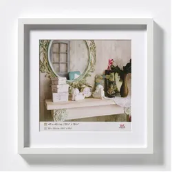 Walther Design Rahmen Stockholm 3D 40X40 WEISS