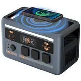 OSCAL Stromerzeuger PM1800SE Tragbare Powerstation,1024Wh LiFePO4-Akku,1800W, 1,8 in kW, 1,8 in kW, Notstromversorgung für Camping, Wohnmobil und zu Hause schwarz