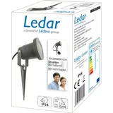 LEDINO Ledar Erdspieß-Strahler IP54 GU10-Fassung Einsteck-Bodenleuchte