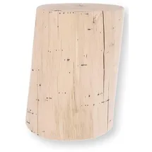 jan kurtz Block Hocker Holz 29 x 46 cm Beige