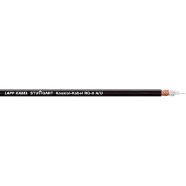 Lapp 2170016/500 Koaxialkabel Außen-Durchmesser: 10.30 mm RG6 A/U 75Ω Schwarz 500 m