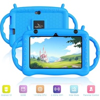 EagleSoar Kinder Tablet Kleinkind mit Kindersicherung Kinder APP Tablet (7", 32 GB, ‎Android 12, 2,4 G, mit Vorinstalliert GMS Certified Augenschutz Kindertablet mit Hülle) blau