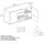 Vladon Sideboard 138,5 x 75,5 x 35 cm Anthrazit matt / Weiß Hochglanz