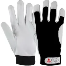 Hase Safety Gloves Hase Arbeitshandschuhe Power Grip II Größe 9, Ziegennappaleder