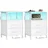 Songmics Nachttisch mit LED-Beleuchtung und Ladestation