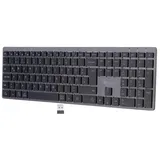 GeneralKeys Multi-Device-Akku-Funktastatur mit Bluetooth, Scissor-Tasten, QWERTZ