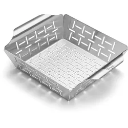 Weber Deluxe Gemüsekorb - klein, Edelstahl