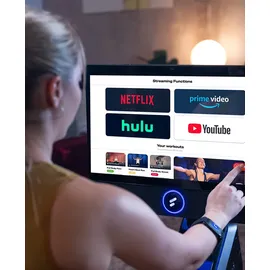 Sportstech Magnet-Rudergerät sRow, 21.5" Display, Magnetwiderstand, App kompatibel, klappbar, Bluetooth Pulsgurten kompatibel, mit LED Beleuchtung