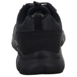 KANGAROOS Unisex KN-Jessy Sneaker, Jet Black/Mono, 37 EU