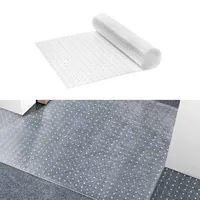 Vevor Teppichschutz für Haustiere, 61 x 1,83 m, kratzfester PVC-Katzenteppichschutz für den Türrahmen, rutschfeste Katzenkratzschutzmatte, leicht zuschneidbarer Kunststoff-Teppichkratzstopper
