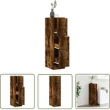 The Living Store - Vidaxl Apothekerschrank Räuchereiche 30x41x118 Cm Holzwerkstoff