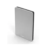 Sonnics 500GB Silber Externe tragbare Festplatte USB 3.0 super schnelle Übertragungsgeschwindigkeit für den Einsatz mit Windows PC, Apple Mac, Xbox ONE und PS4 Fat32