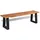 vidaXL Sitzbank Akazienholz Massiv Braun 145 x 45 x 40 cm