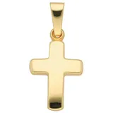 Adelia ́s Kreuzanhänger Damen & Herren 333 Gold Kreuz Anhänger, für Damen & Herren goldfarben