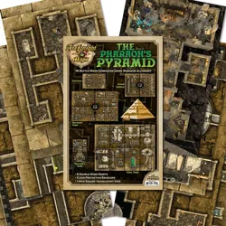 Dungeon Alchemist Map-Serie (4 verschiedene Kartenpacks) - The Pharaoh's Pyramid