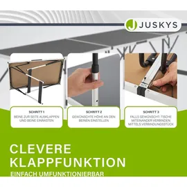 Juskys Klapptisch 100 x 60 cm schwarz
