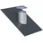 Jeremias Dachdurchführung Edelstahl 1,00 m Ø 130 mm Schwarz/Weiß