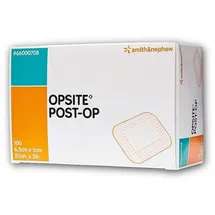 Smith & Nephew Smith Nephew SJ66000708 Opsite Post-Op Verband mit Pad, 6,5 cm x 5 cm, 100 Stück