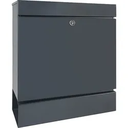 BURG Briefkasten SEATTLE mit Zeitungsbox - anthrazit